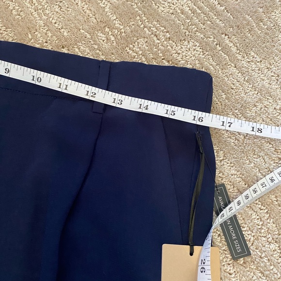 🆕Halogen Navy Blue Flowing Crop Pant - Picture 13 of 13
